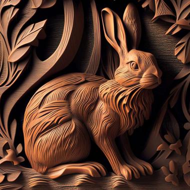 3D model rabbit (STL)